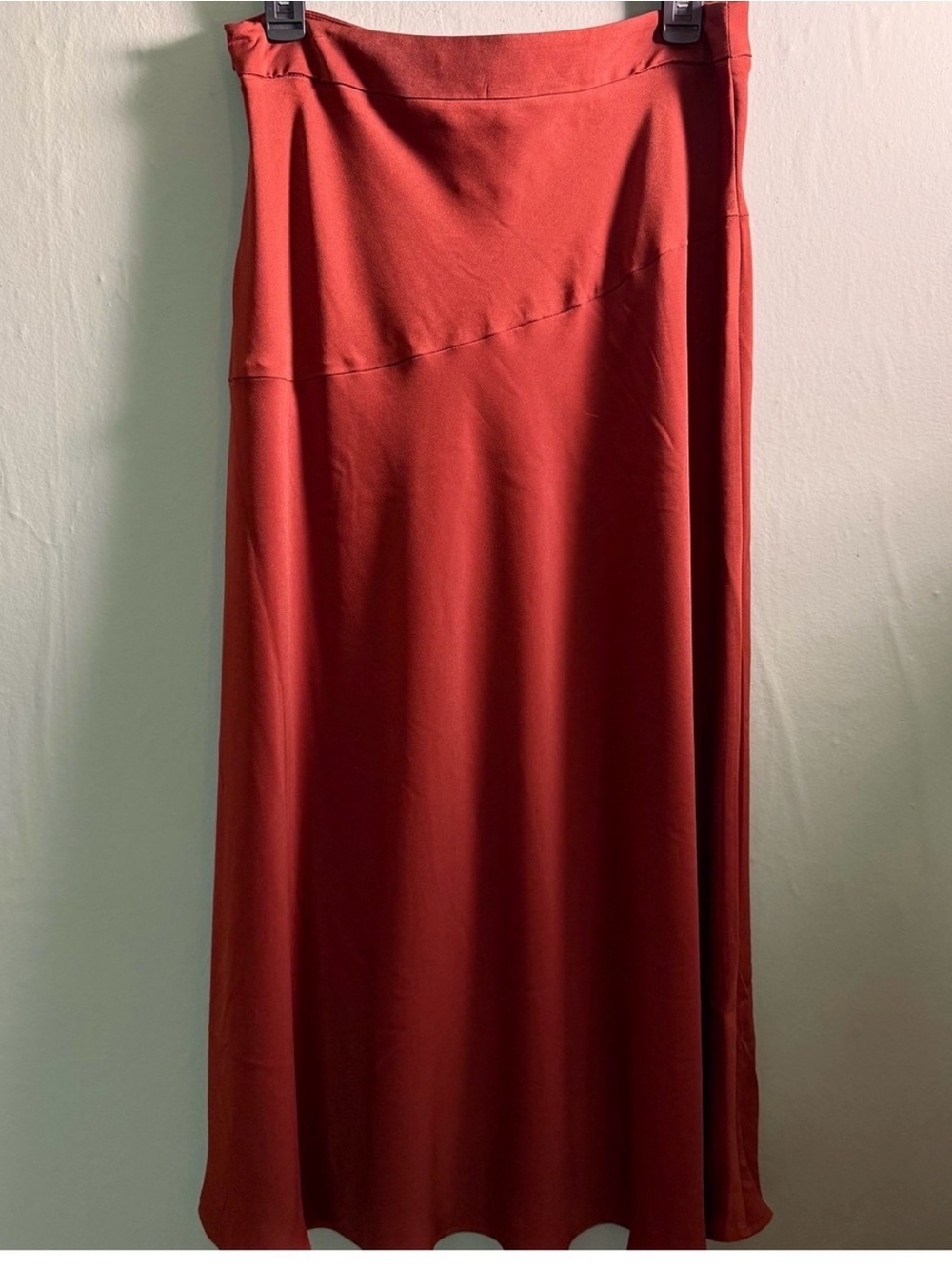 Banana Republic Rust Red Maxi Skirt